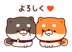 One's own pace Japanese midget Shiba sticker #9086079