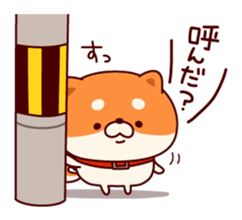One's own pace Japanese midget Shiba sticker #9086088