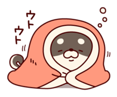 One's own pace Japanese midget Shiba sticker #9086094