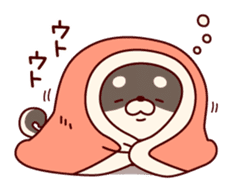 One's own pace Japanese midget Shiba sticker #9086094