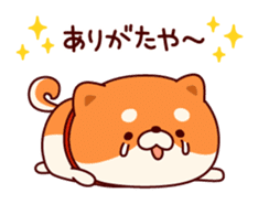 One's own pace Japanese midget Shiba sticker #9086095