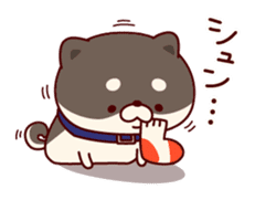 One's own pace Japanese midget Shiba sticker #9086099