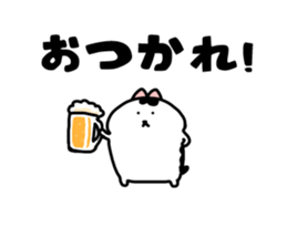 Sticker of chubby cat No5. sticker #9086594