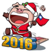 The Piglets's Christmas song sticker #9086768
