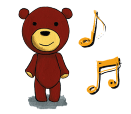 Miley Teddy Bear sticker #9087104
