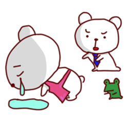 Mr. & Mrs. Bear sticker #9087256