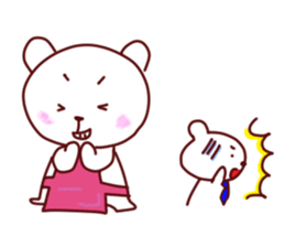 Mr. & Mrs. Bear sticker #9087259