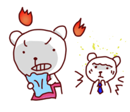 Mr. & Mrs. Bear sticker #9087260