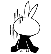 Brandon : the Blank Bunny sticker #9088517