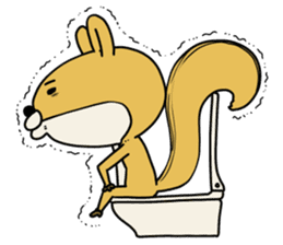Risuda squirrel sticker #9089063