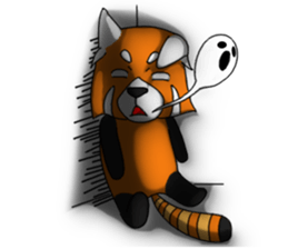 Red-Cat-Bear (Lesser Panda) sticker #9089084