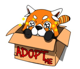 Red-Cat-Bear (Lesser Panda) sticker #9089086