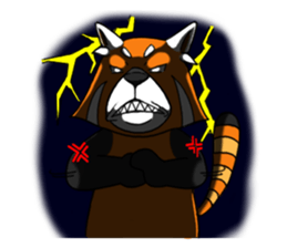 Red-Cat-Bear (Lesser Panda) sticker #9089088