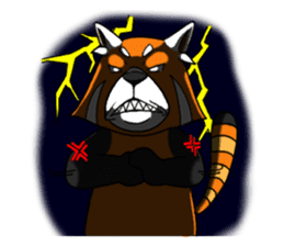 Red-Cat-Bear (Lesser Panda) sticker #9089088