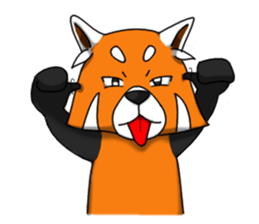 Red-Cat-Bear (Lesser Panda) sticker #9089096