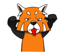 Red-Cat-Bear (Lesser Panda) sticker #9089096