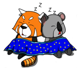 Red-Cat-Bear (Lesser Panda) sticker #9089102