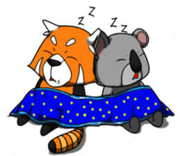 Red-Cat-Bear (Lesser Panda) sticker #9089102