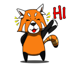 Red-Cat-Bear (Lesser Panda) sticker #9089104