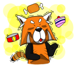 Red-Cat-Bear (Lesser Panda) sticker #9089108