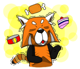 Red-Cat-Bear (Lesser Panda) sticker #9089108