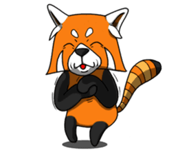 Red-Cat-Bear (Lesser Panda) sticker #9089112