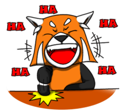 Red-Cat-Bear (Lesser Panda) sticker #9089114