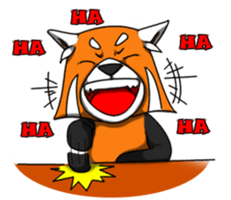 Red-Cat-Bear (Lesser Panda) sticker #9089114