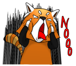 Red-Cat-Bear (Lesser Panda) sticker #9089118