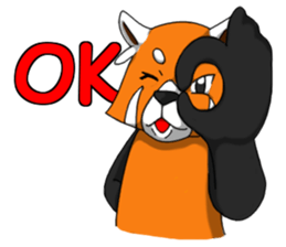 Red-Cat-Bear (Lesser Panda) sticker #9089120