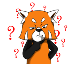 Red-Cat-Bear (Lesser Panda) sticker #9089127