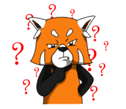 Red-Cat-Bear (Lesser Panda) sticker #9089127