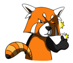 Red-Cat-Bear (Lesser Panda) sticker #9089130
