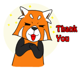 Red-Cat-Bear (Lesser Panda) sticker #9089132