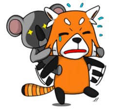 Red-Cat-Bear (Lesser Panda) sticker #9089134