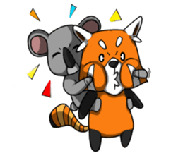 Red-Cat-Bear (Lesser Panda) sticker #9089135