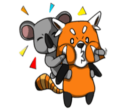Red-Cat-Bear (Lesser Panda) sticker #9089135