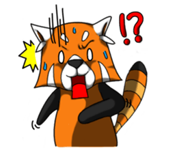 Red-Cat-Bear (Lesser Panda) sticker #9089136