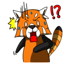 Red-Cat-Bear (Lesser Panda) sticker #9089136