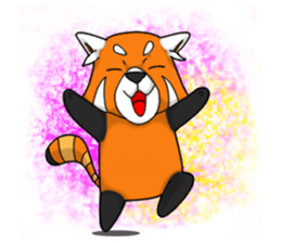 Red-Cat-Bear (Lesser Panda) sticker #9089137