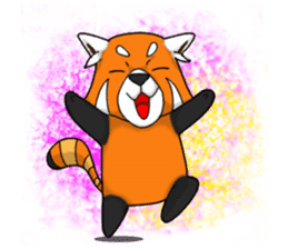 Red-Cat-Bear (Lesser Panda) sticker #9089137
