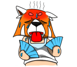 Red-Cat-Bear (Lesser Panda) sticker #9089140