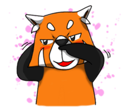 Red-Cat-Bear (Lesser Panda) sticker #9089141