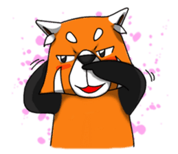 Red-Cat-Bear (Lesser Panda) sticker #9089141