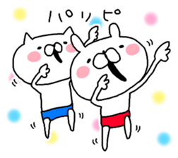 Too Zoku miscellaneous rabbit and cat. sticker #9089548