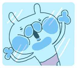 Too Zoku miscellaneous rabbit and cat. sticker #9089564