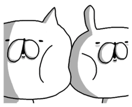 Too Zoku miscellaneous rabbit and cat. sticker #9089575