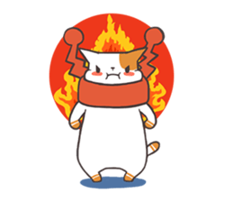 Cat and Scarf sticker #9089865