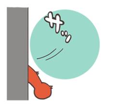 Cat and Scarf sticker #9089893