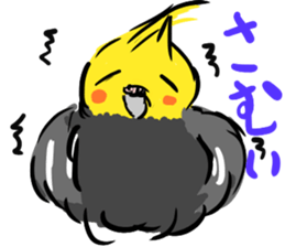 Cockatiel Facial expression sticker #9090298